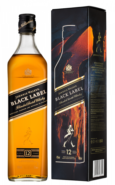Johnnie Walker Black Label  в подарочной упаковке