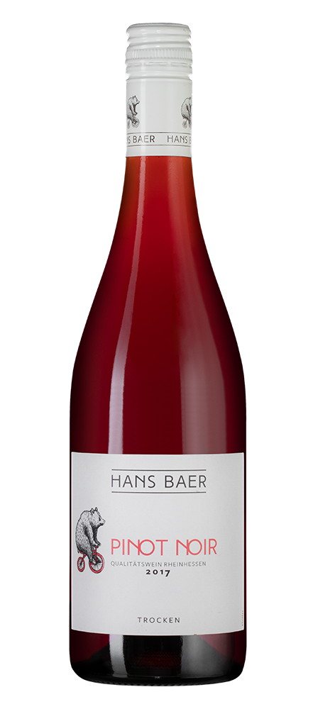 Вино Pinot Noir, Hans Baer, 2017 г. вино pinot noir hans baer 2018 г