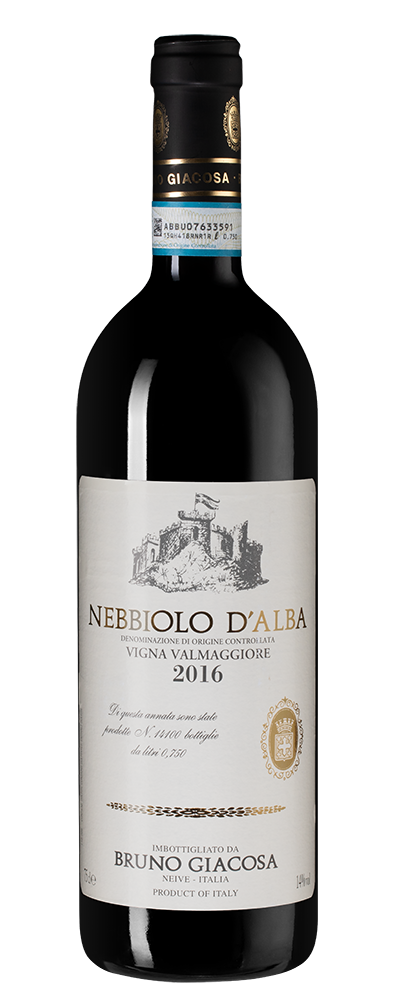Вино Nebbiolo d'Alba Vigna Valmaggiore, Bruno Giacosa, 2016 г.