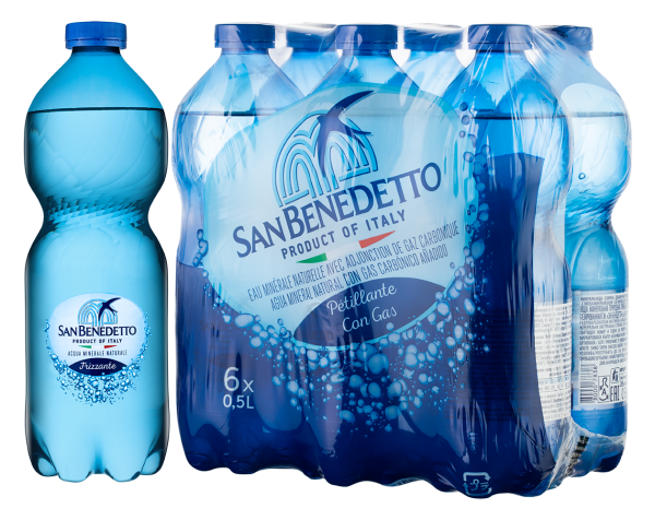 Вода газированная San Benedetto (24 шт.*0.5 л.)