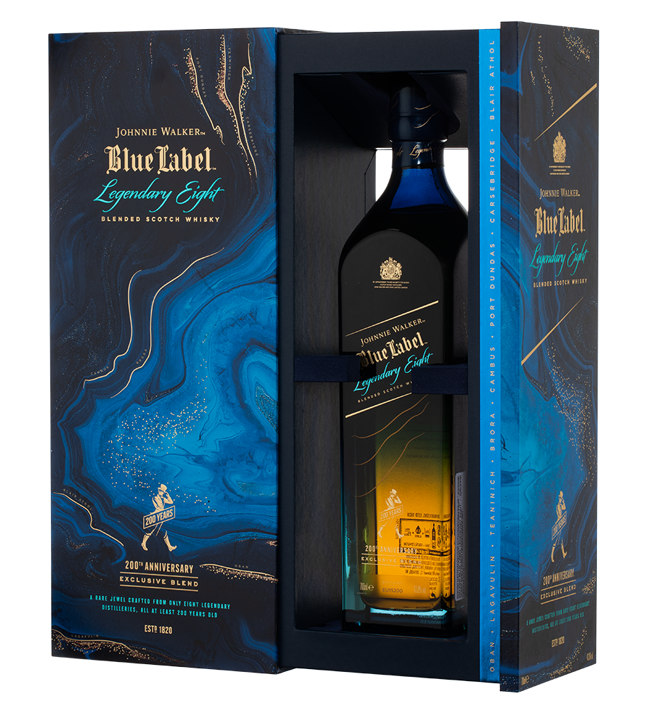 🍷 Виски Johnnie Walker Blue Label Legendary Eight Exclusive Blend