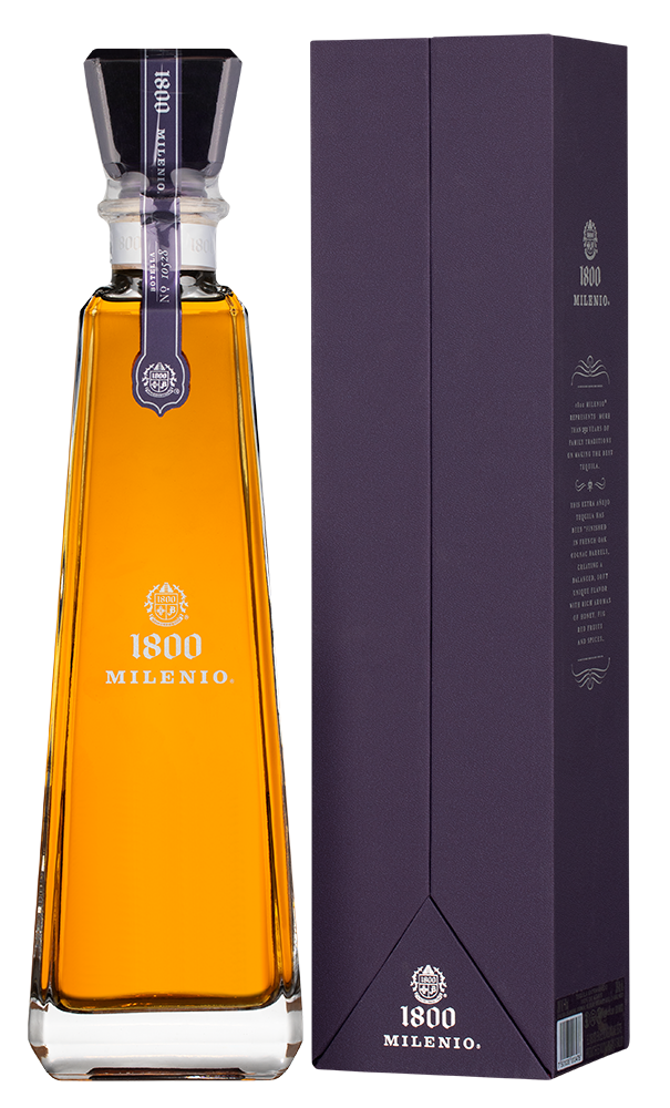 🍷 Текила Tequila 1800 Milenio Extra Anejo в подарочной упаковке