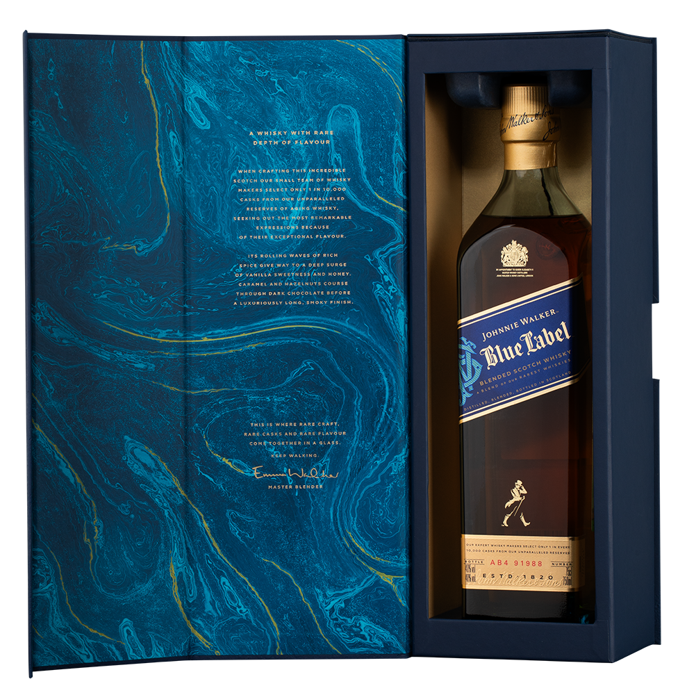 🍷 Виски Johnnie Walker Blue Label в подарочной упаковке (154107
