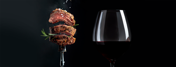 С чем пить вино: мясо