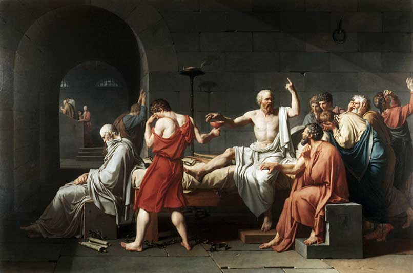 Смерть Сократа, Ж-Л Давид
