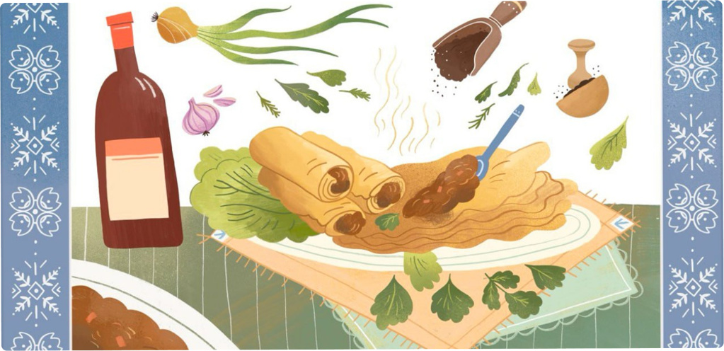 Блины с мясом