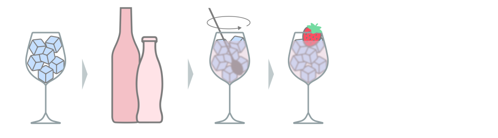 Рецепт коктейля Pink Tonic