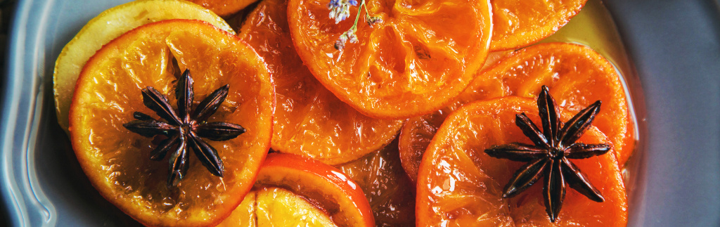 Десерт: сладкие апельсины в духовке