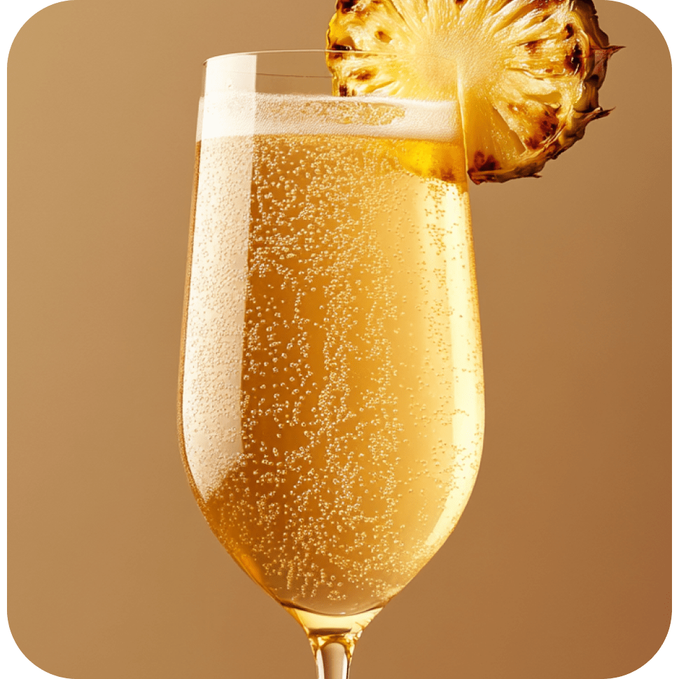 Ананасовый коктейль с просекко (Pineapple & Prosecco Royale)